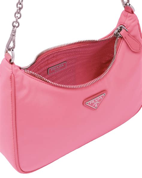 pink prada chain bag